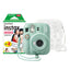 Fujifilm Instax Mini 13 Instant Camera - Lagoon Green Camera + 20 Shot Pack + Skinny Dip Case