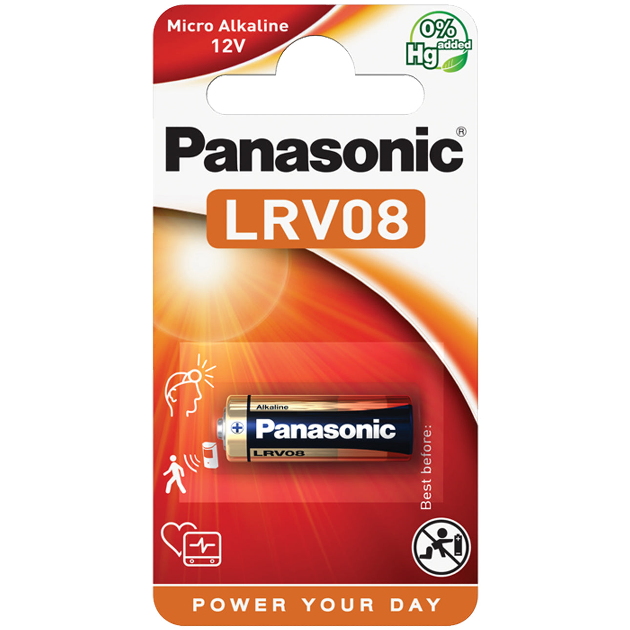 Panasonic LRV08 23A MN21 A23 12V Battery for Remote Controls - Pack of 1 - maplin.co.uk