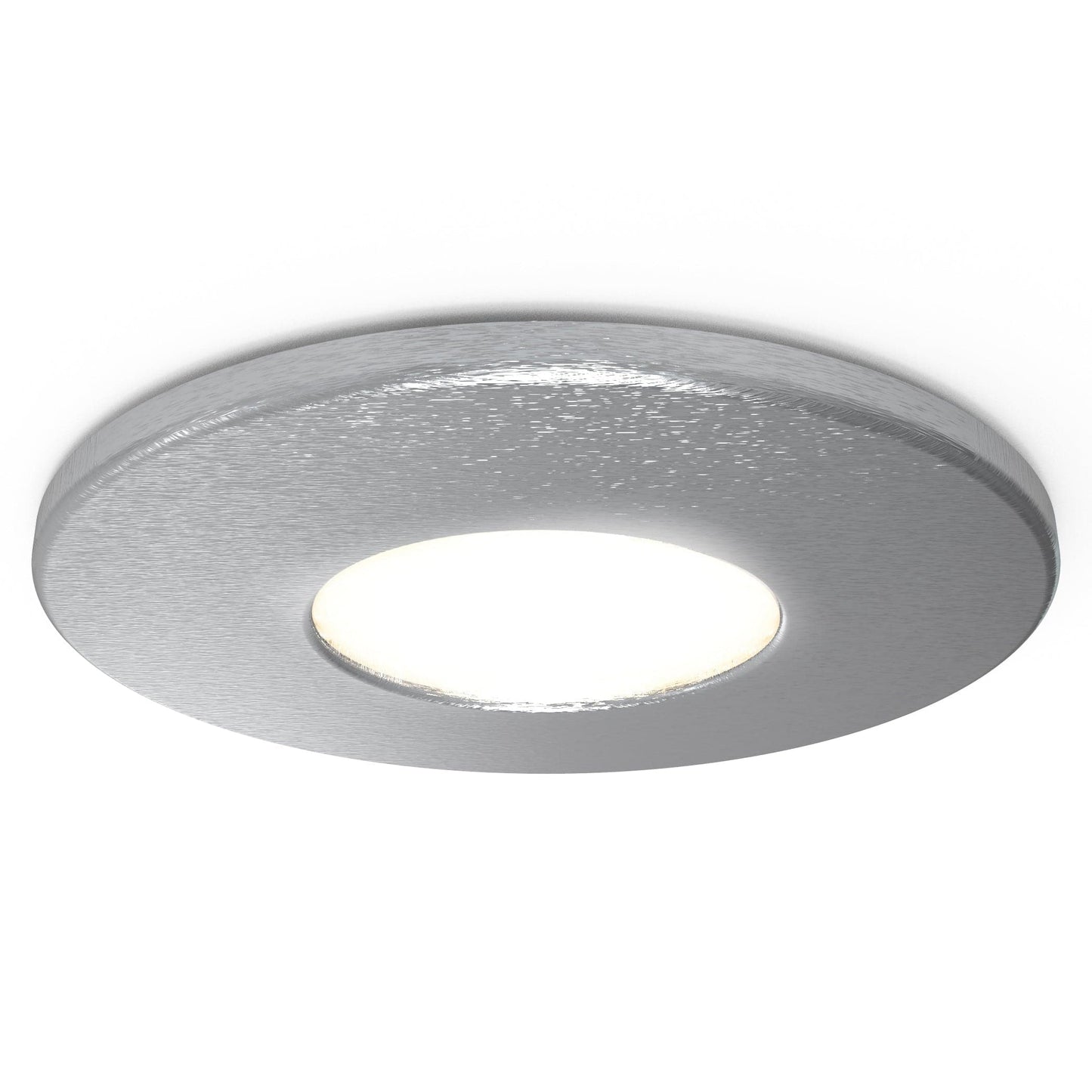 4lite IP65 LED Downlight Bezel - Satin Chrome - maplin.co.uk