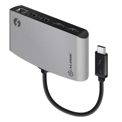 ALOGIC USB-C Multiport Hub ThunderBolt 3 4K Dual HDMI / 2x USB-A / Gigabit RJ45