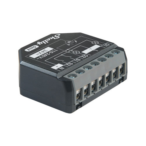 Shelly 2PM Gen4 WiFi/Zigbee-Operated Dual Relay Switch with Power Monitoring & Cover (Roller) Control