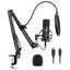 ProSound USB Condenser Cardioid Microphone with Boom Arm Kit