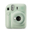 Fujifilm Instax Mini 12 Instant Camera with Case, Album, Film & Stickers - Mint Green