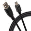 Maplin USB-A to Mini USB-B Cable - Black, 2m 2m