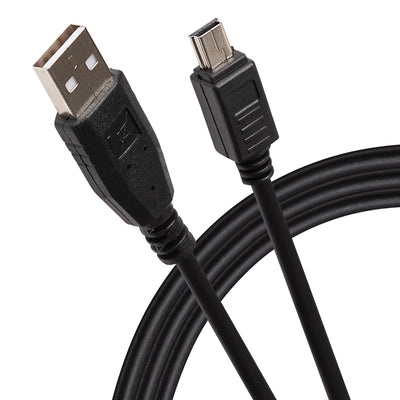 Maplin USB-A to Mini USB-B Cable - Black, 2m 2m