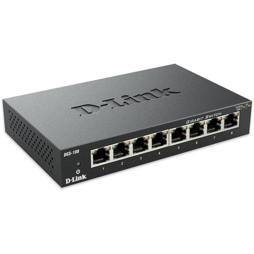 Switch Computing Component D-Link 8-Port Gigabit Unmanaged Desktop Switch | Computing & Mobile ...