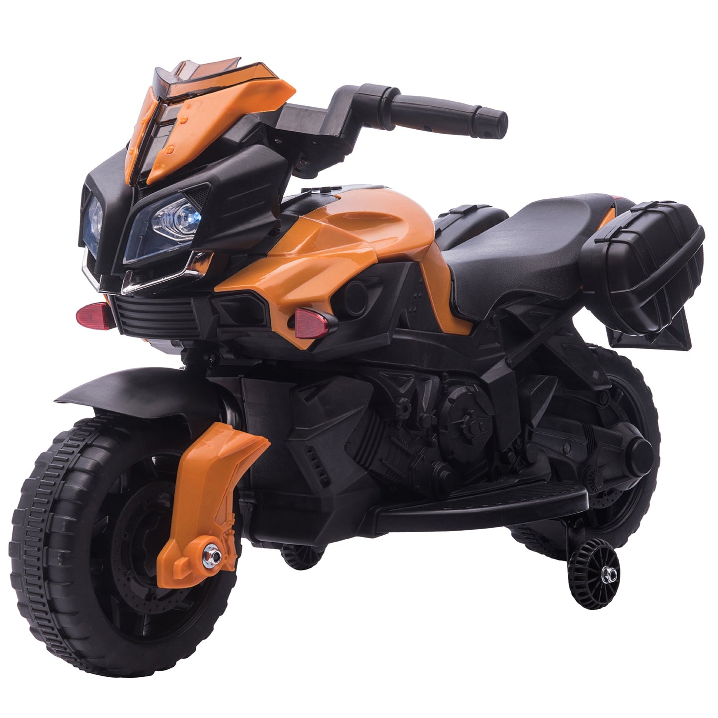 HOMCOM Kids 6V Electric Ride On Motorcycle with Lights, Horn & Realistic Sounds (1.5 - 4 Years Old) - maplin.co.uk