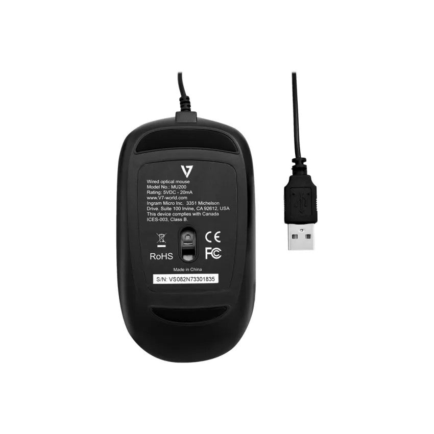 V7 USB Wired Optical Mouse