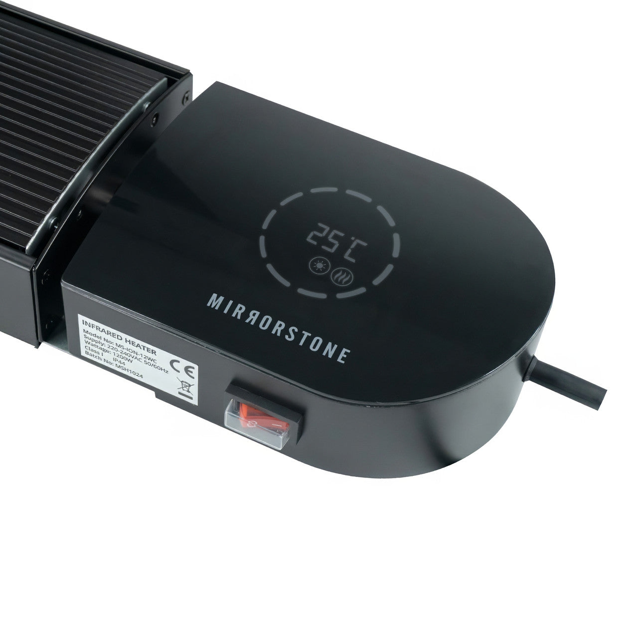 Mirrorstone Ionis 1.8kW Remote Controllable Wi-Fi Infrared Bar Heater