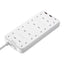 MOMAX OnePlug 8-Outlet Extension Plug Socket Power Strip with USB-C & 2x USB-A - 2m