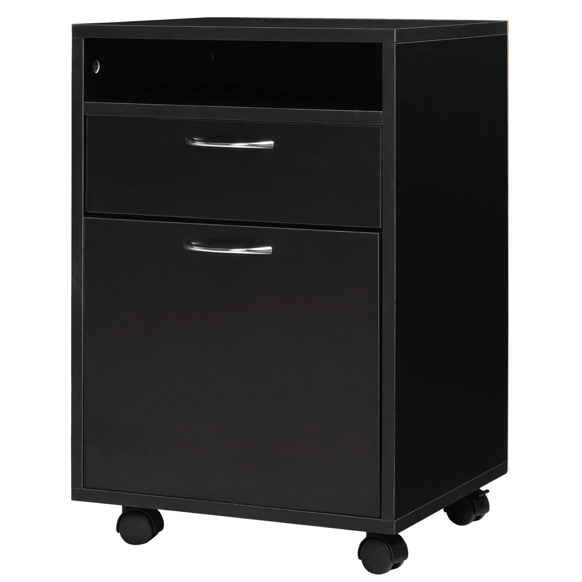 ProperAV Extra 60cm 2-Drawer Office Home Storage Cabinet - maplin.co.uk