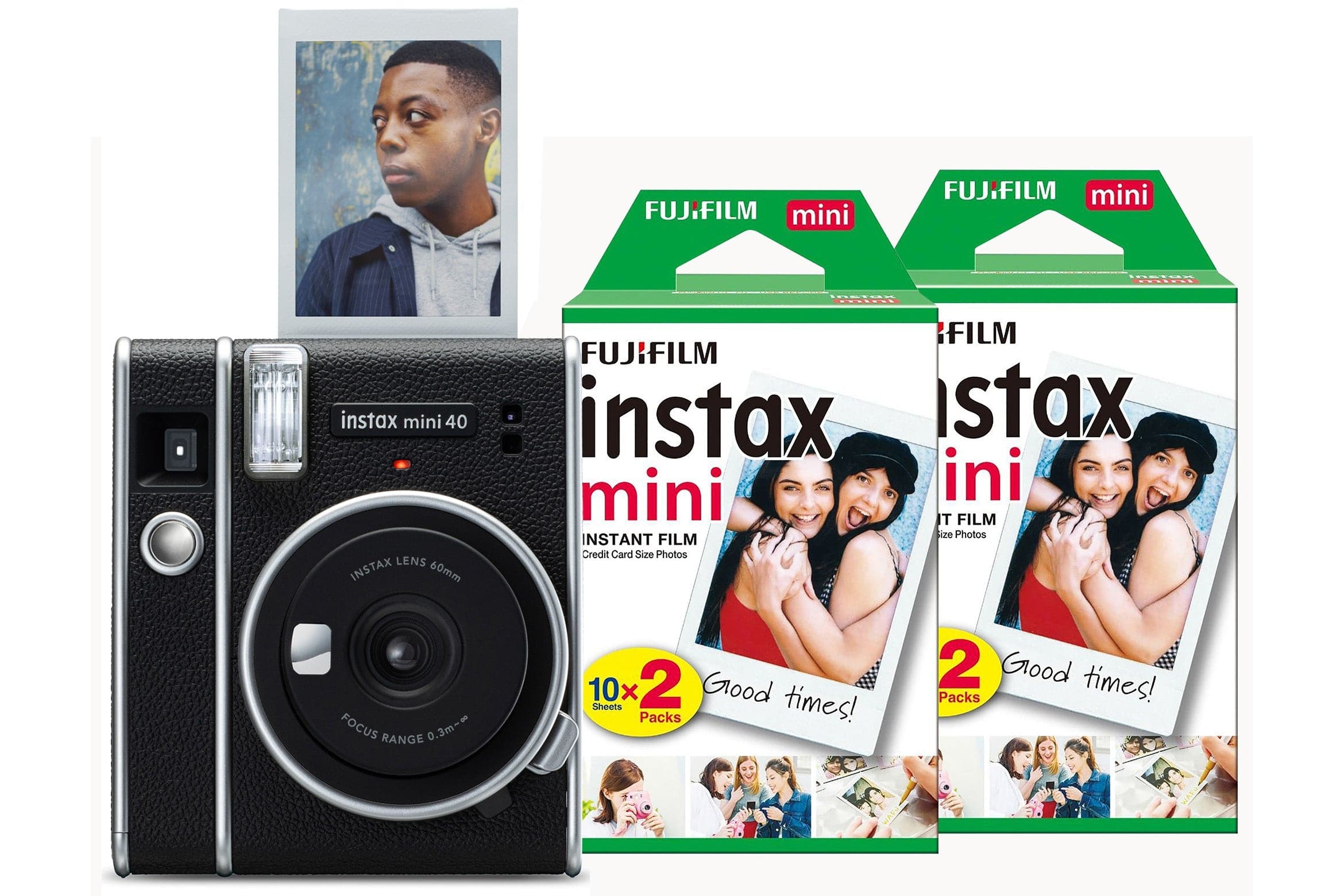 Fujifilm Instax Mini 40 Instant Camera - Black - maplin.co.uk