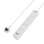 Maplin 1.8m 4 Socket 13 Amp Extension Lead with 2x USB-A / 1x USB-C Ports