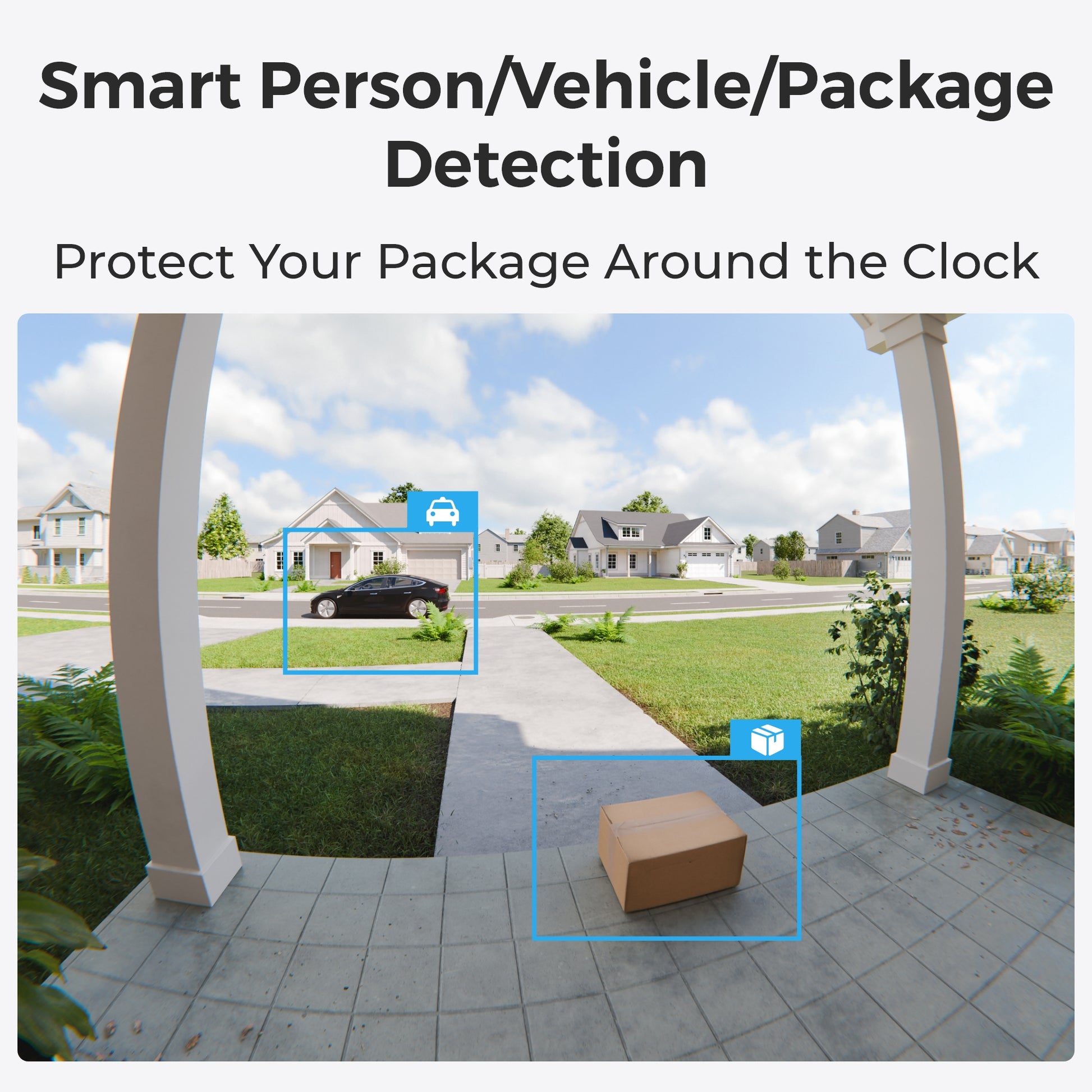 Reolink 2K Battery-Powered Wireless Doorbell with Chime & 64GB MicroSD Card