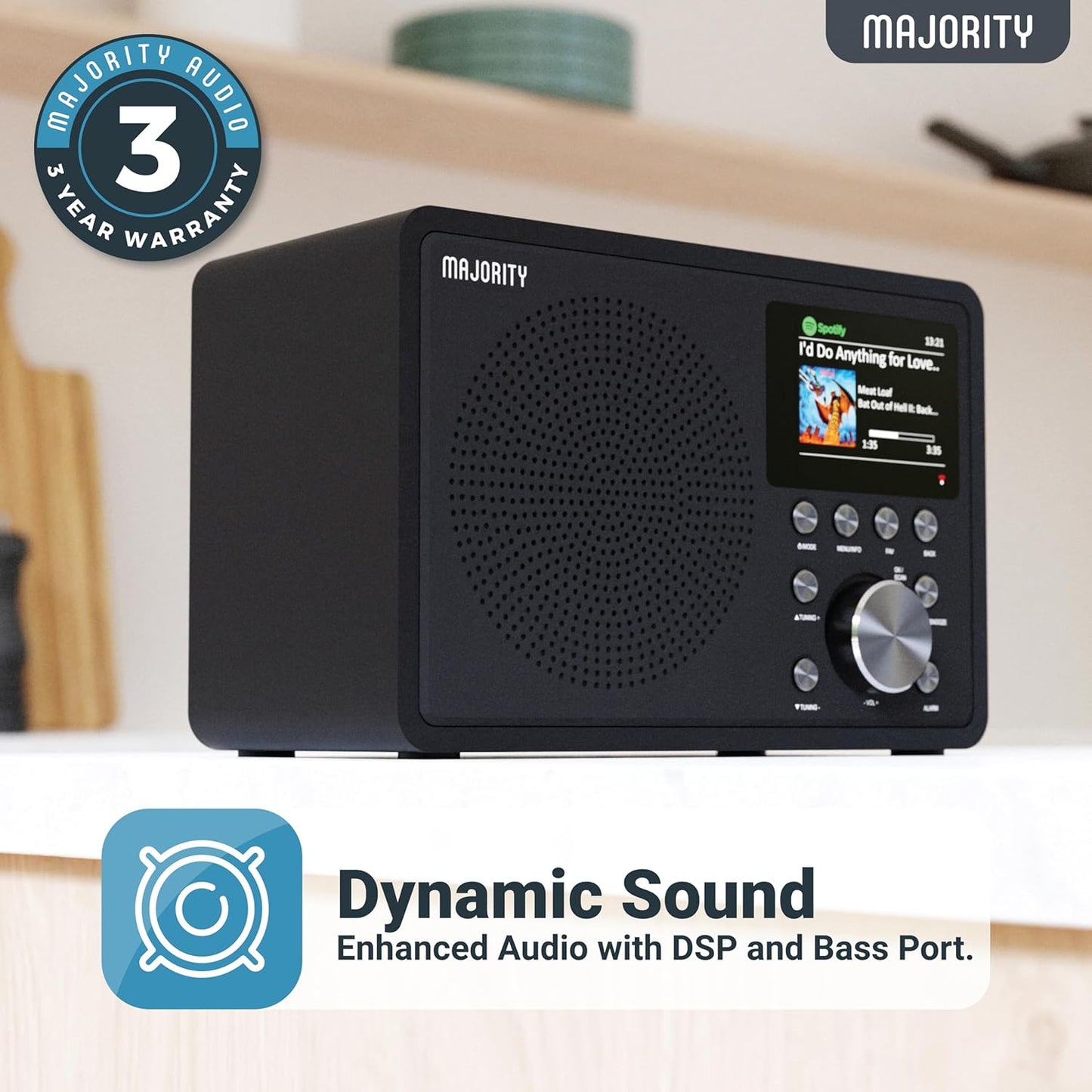 Majority Touro Bluetooth Internet & DAB+ Radio