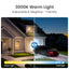 Reolink Floodlight Series 4K 180° Battery WiFi Outdoor Security Camera with 64GB microSD Card