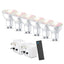 4lite WiZ Connected Smart Lighting Kit including 6x GU10 Bulbs, 1x Remote Control & 2x 3-Pin UK Plugs - maplin.co.uk