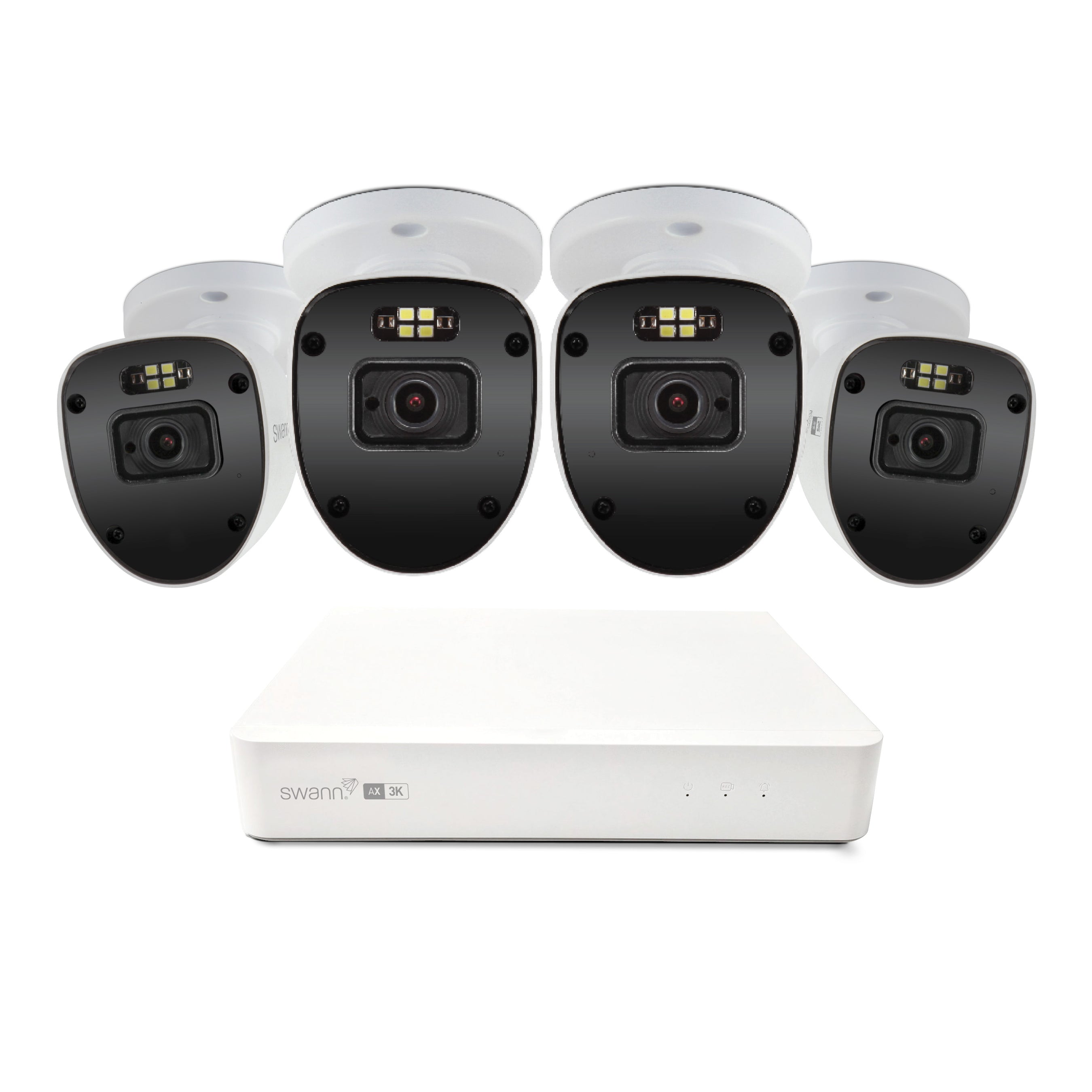 Swann AdvancedX 5MP 1TB 8-Channel Wired PoE NVR CCTV with 4 Bullet Camera Kit