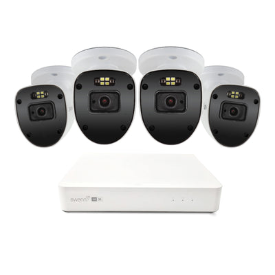 Swann AdvancedX 5MP 1TB 8-Channel Wired PoE NVR CCTV with 4 Bullet Camera Kit