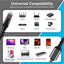 Maplin USB-C to RJ45 Ethernet Cable - Black