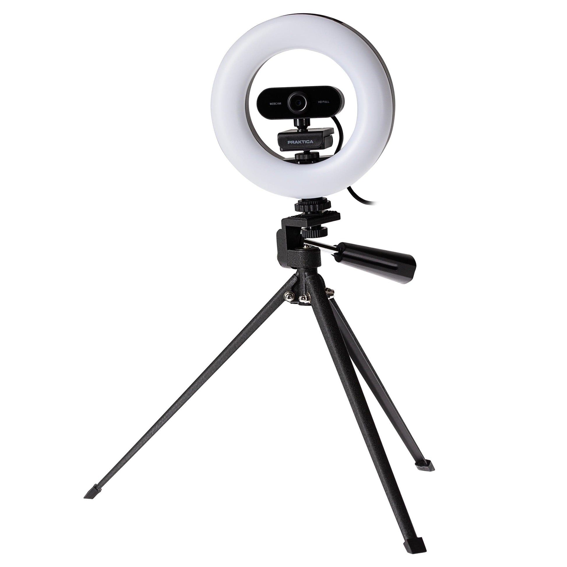 PRAKTICA Full HD Webcam, Ring Light & Tripod Kit - maplin.co.uk