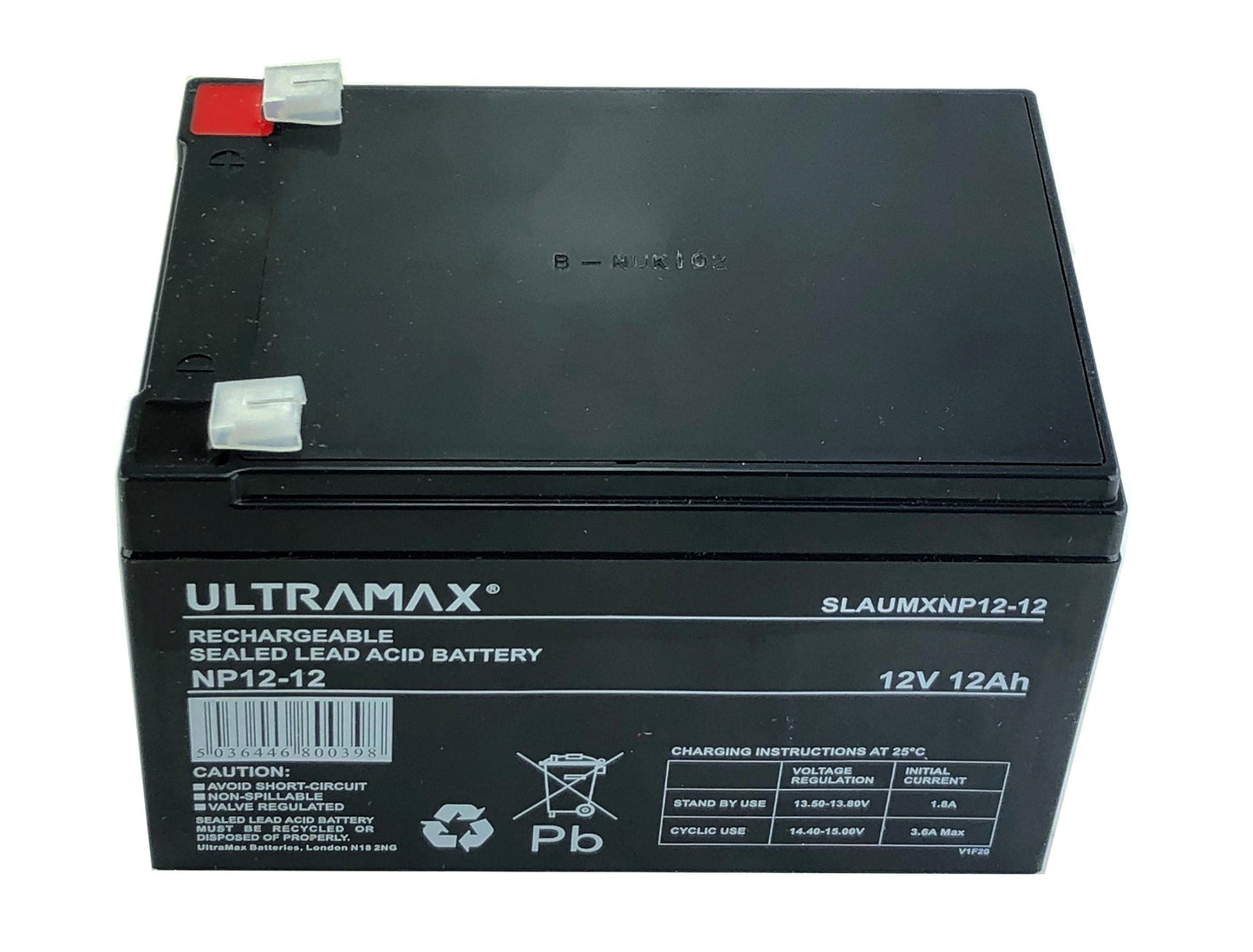 Maplin Plus NP12-12 12V 12AH 20HR (AS 10AH, 14AH & 15AH) Sealed Lead Acid Rechargeable Battery