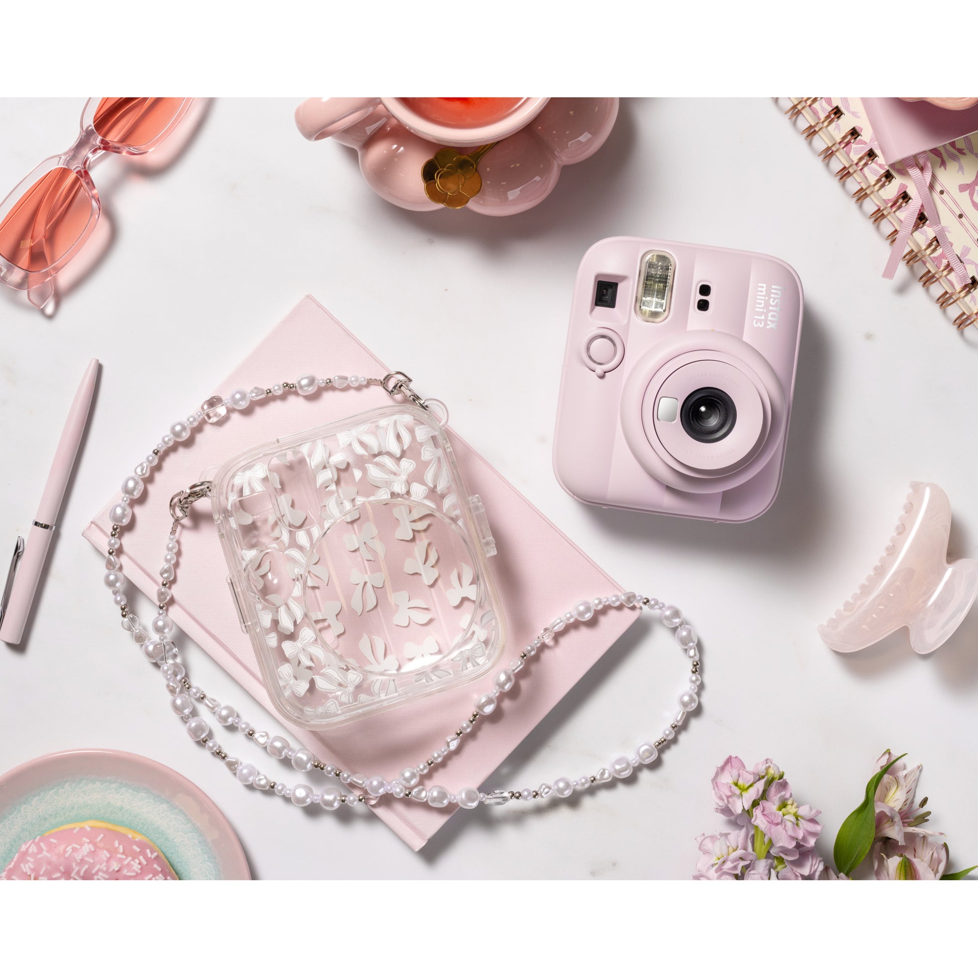 Fujifilm Instax Mini 13 Skinny Dip Bow Design Case