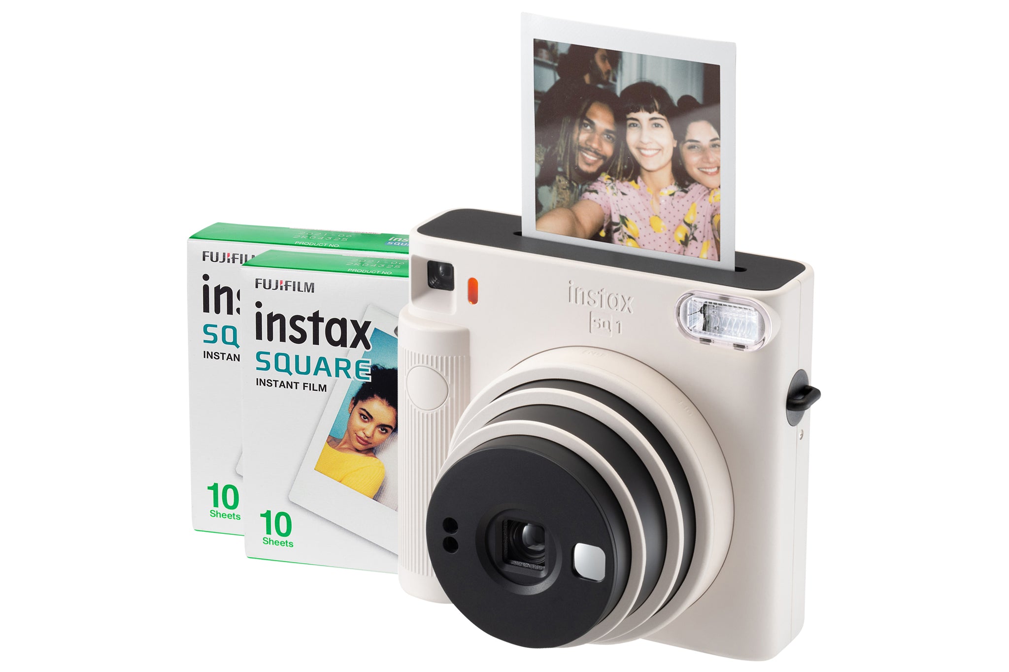 Fujifilm Instax Square SQ1 Instant Camera - White Camera + 20 Shot Pack