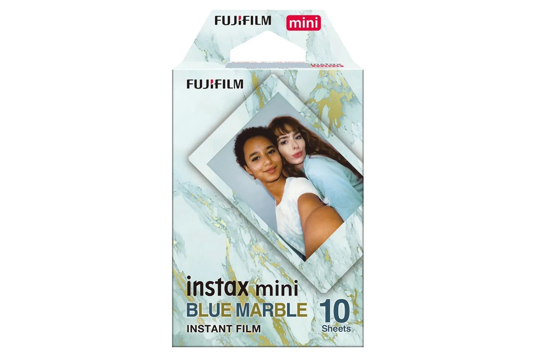 Fujifilm Instax Mini Instant Photo Film - Blue Marble - maplin.co.uk