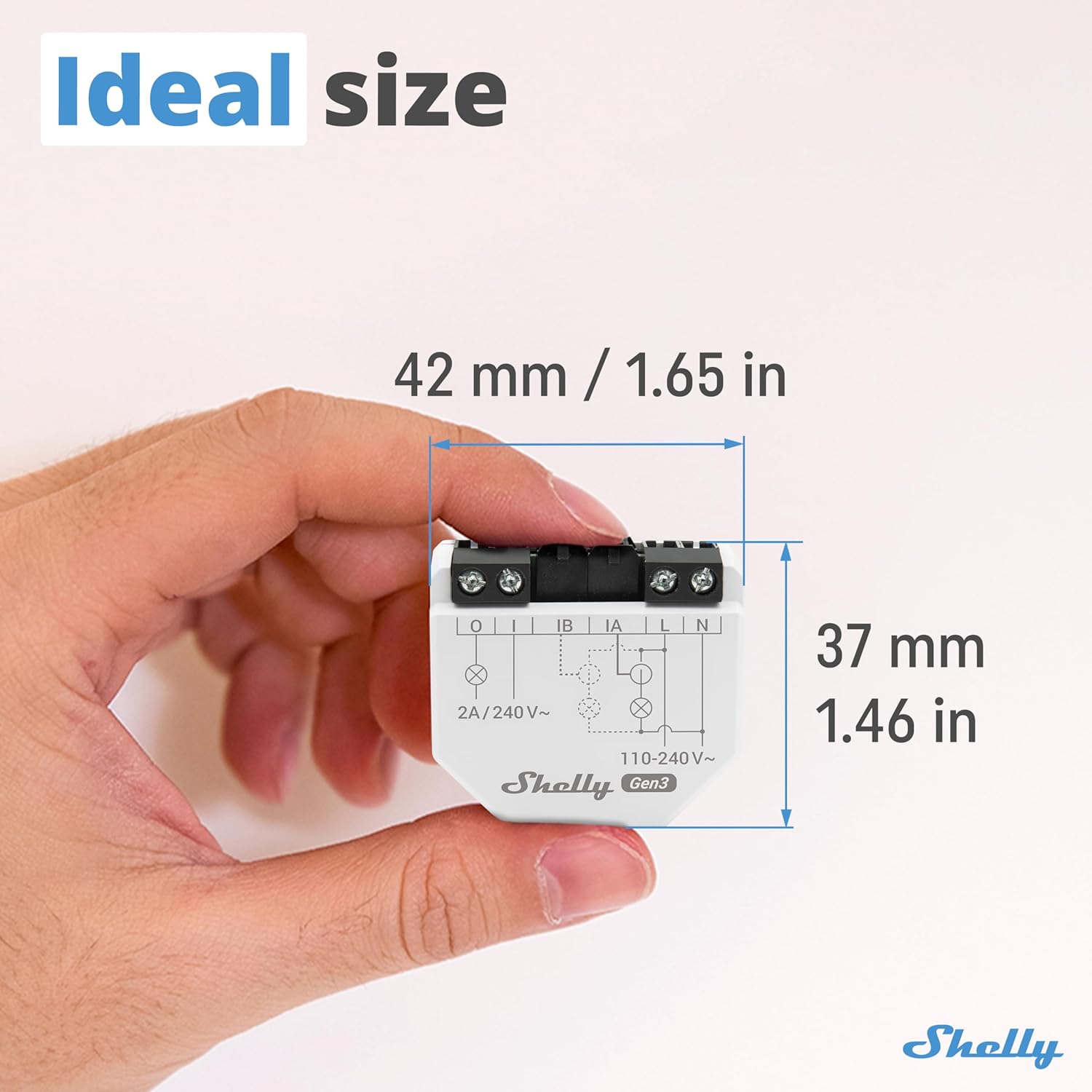 Shelly EM Gen3 WiFi Energy Meter with Contactor Control