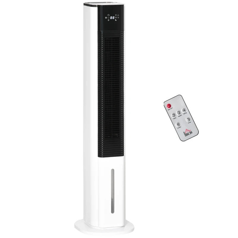 Maplin Plus Portable Air Cooler Humidifier Evaporative Ice Cooling Fan - White