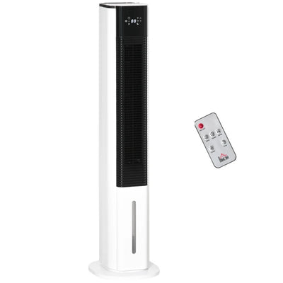 Maplin Plus Portable Air Cooler Humidifier Evaporative Ice Cooling Fan - White