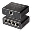 Maplin RJ45 1 Port In 4 Ports Out Ethernet LAN Splitter - Black