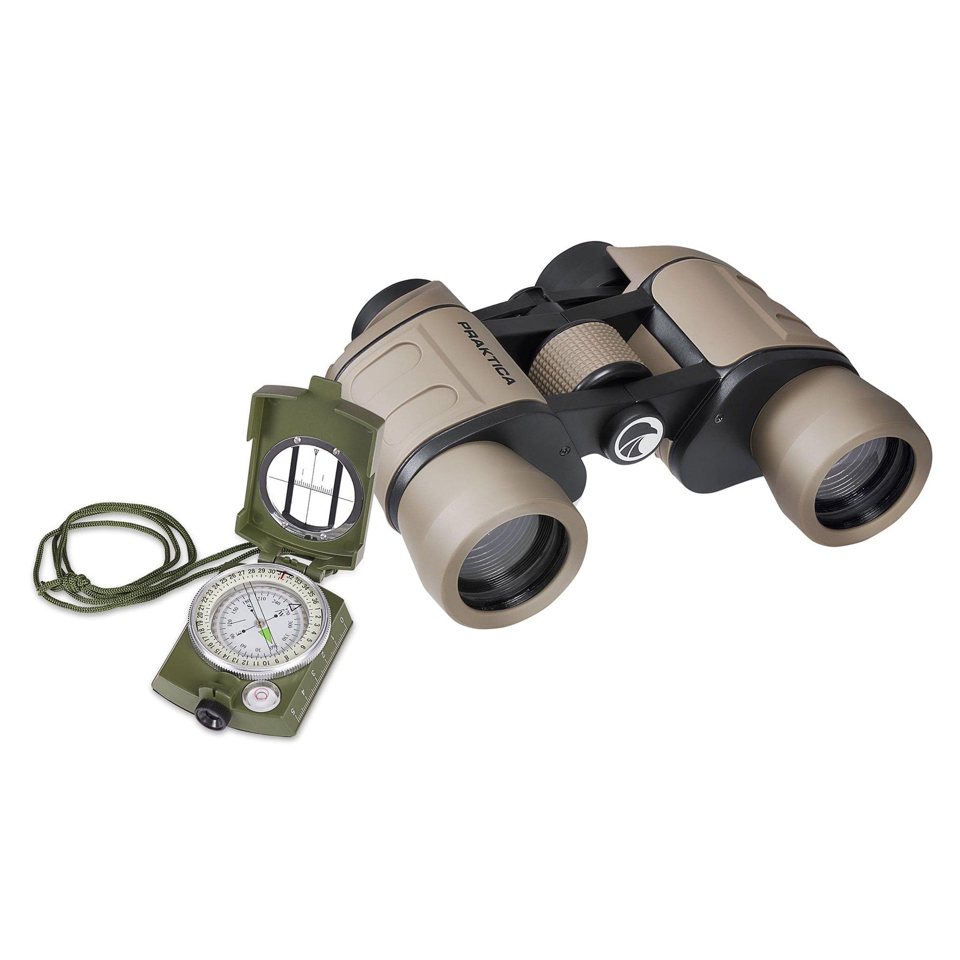 PRAKTICA Falcon 8x40mm Wide Angle Porro Prism Field Binoculars - Sand - maplin.co.uk