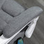 ProperAV Extra Ergonomic Adjustable Reclining Executive Office Chair with Heated 6 Point Vibration Massage Function & Footrest - Grey - maplin.co.uk