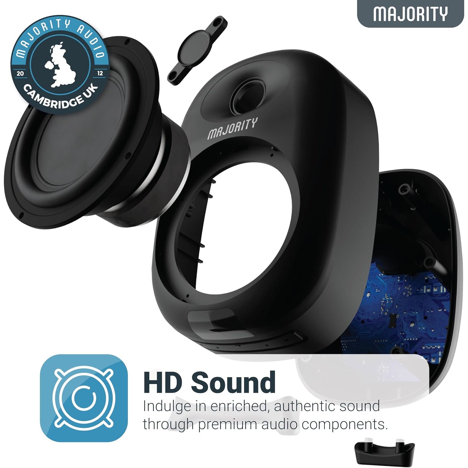 Majority D80 Bookshelf Speakers