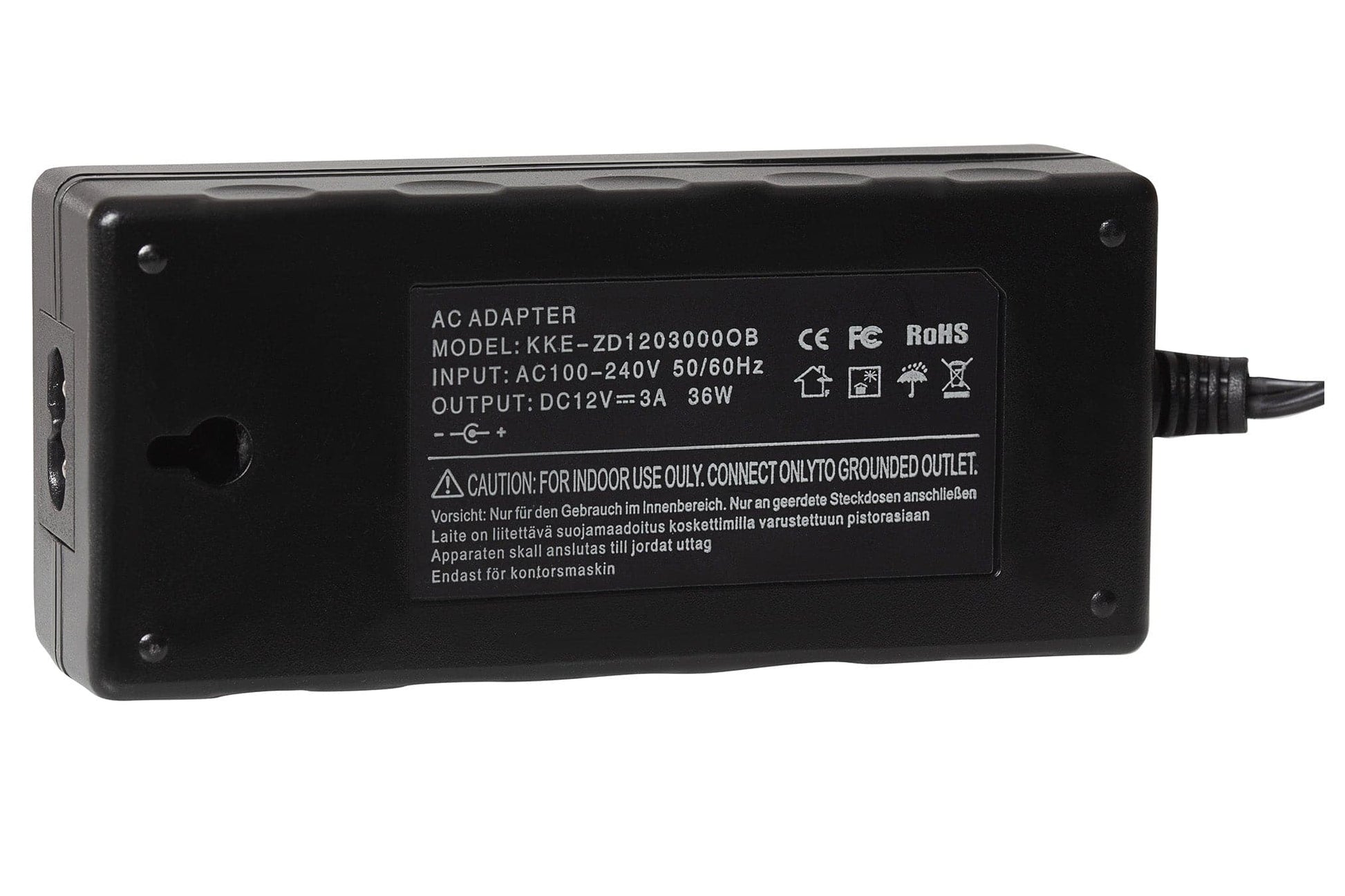 MPS Maplin UK Power Supply 12V DC 5 Amp 60W 2.1 x 5.5 x 12mm Plug - 0.7m Lead - maplin.co.uk