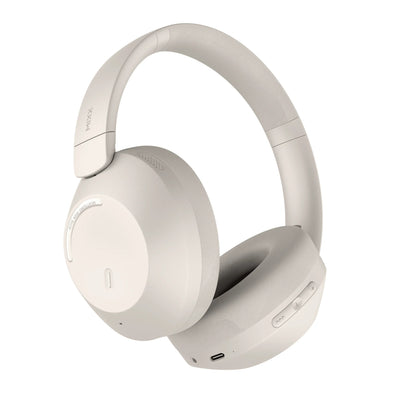 Mixx StreamQ C4 ANC Over Ear Wireless Headphones Cream