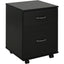 ProperAV Extra 2 Drawer Filing Cabinet Cupboard with Wheels - maplin.co.uk