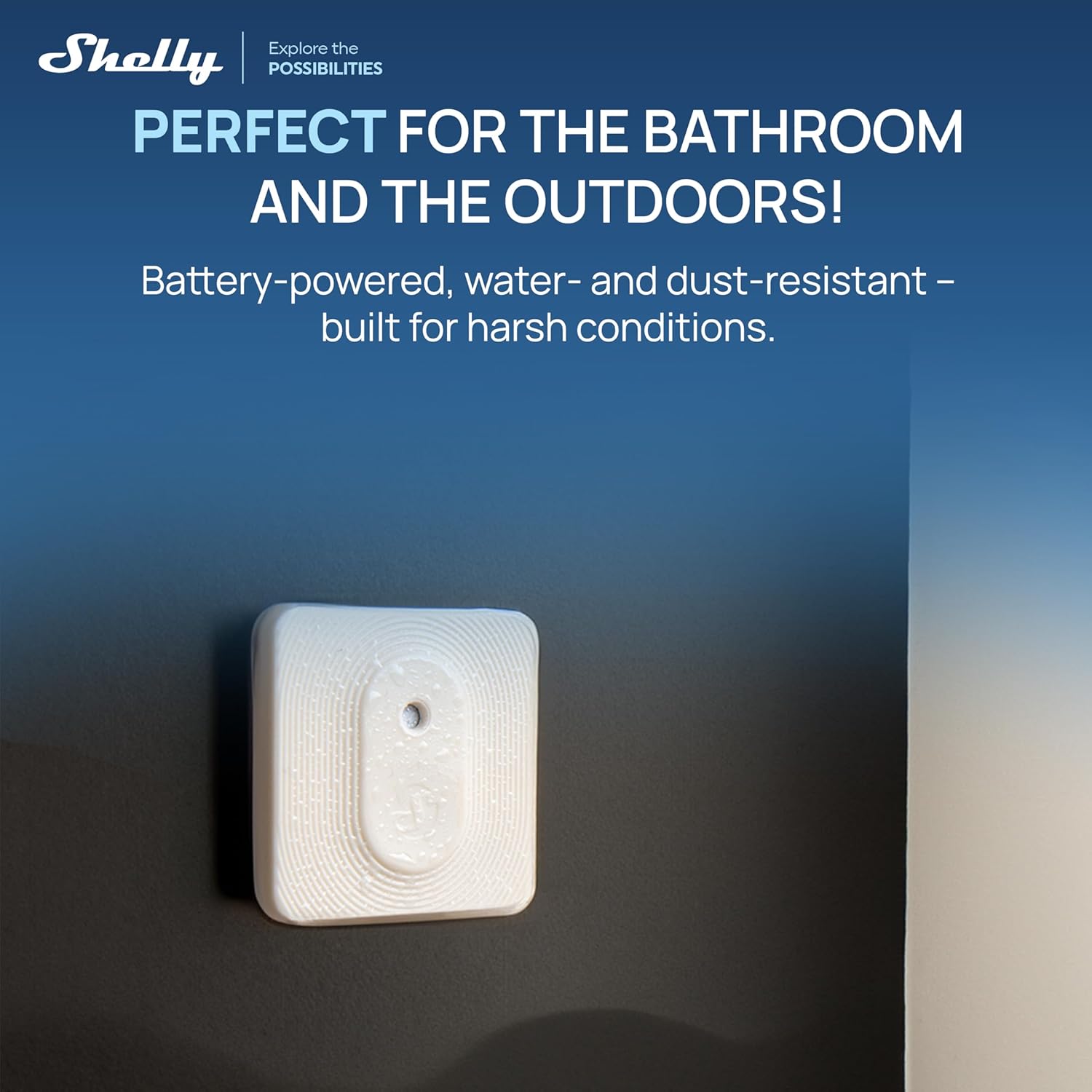 Shelly BLU H&T ZB Bluetooth & Zigbee Temperature & Humidity Sensor