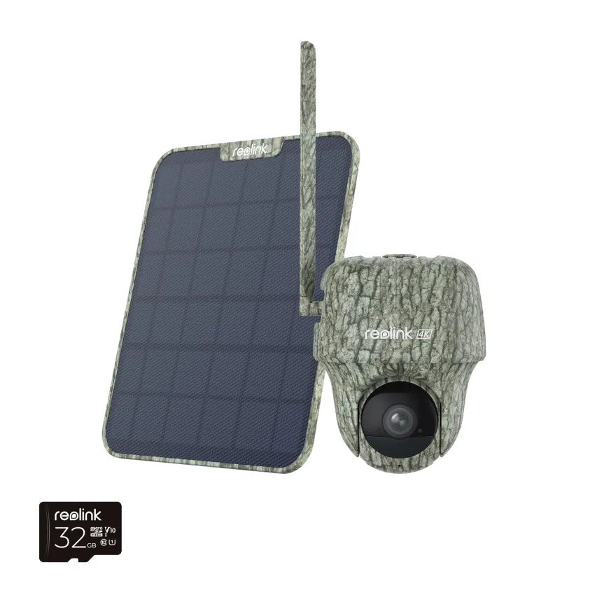 Reolink Ranger PT 4G LTE 4K 8MP Super HD Wireless Trail Camera with Solar Panel
