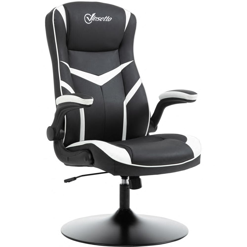 Maplin Plus Faux Leather Ergonomic Adjustable Gaming Chair with Pedestal Base - maplin.co.uk