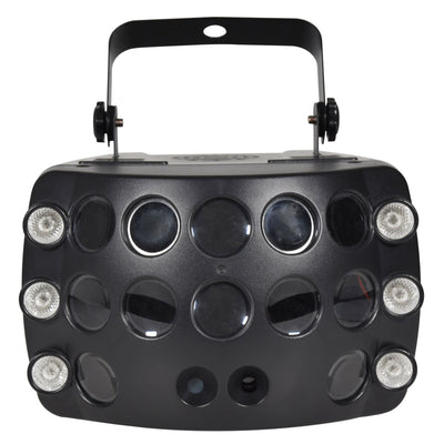 QTX Butterfly Effect 3-in-1 LED & Laser Effect Light