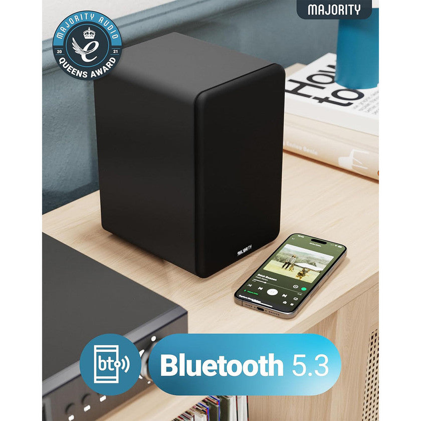 Majority D70X Active Bluetooth Bookshelf Speakers