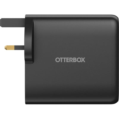 OtterBox 100W GaN 2x USB-C / 2x USB-A USB-PD UK Wall Charger - Black