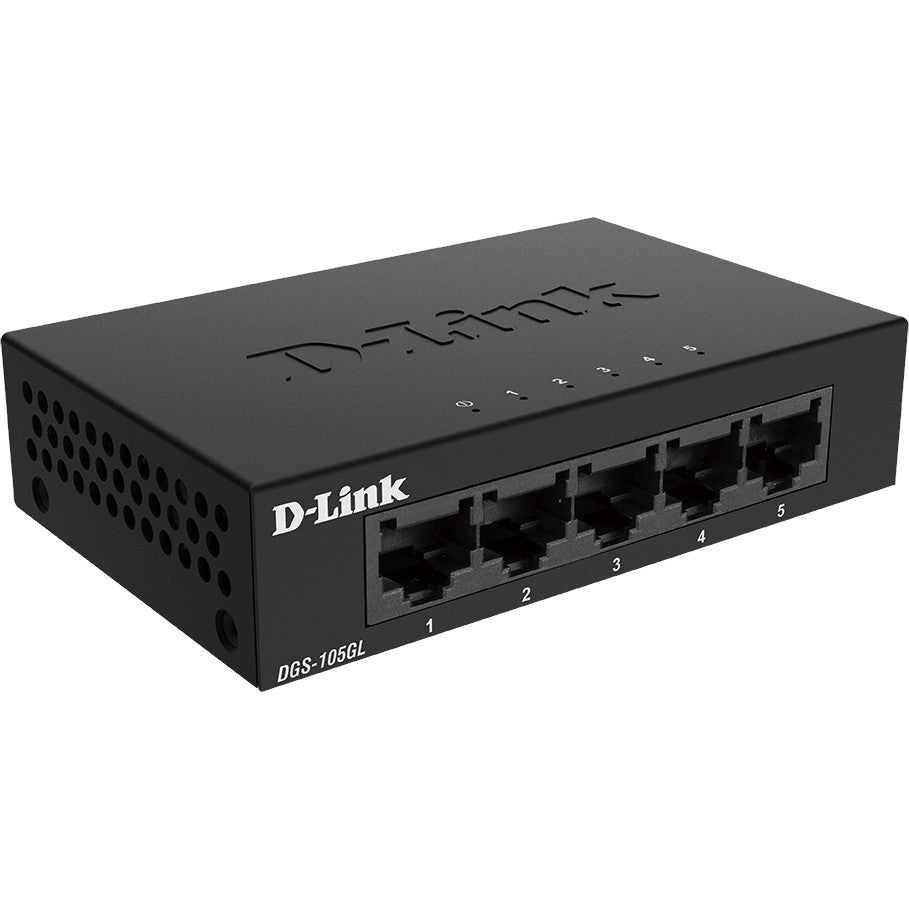 D-Link 5-Port Gigabit Ethernet Metal Housing Unmanaged Switch