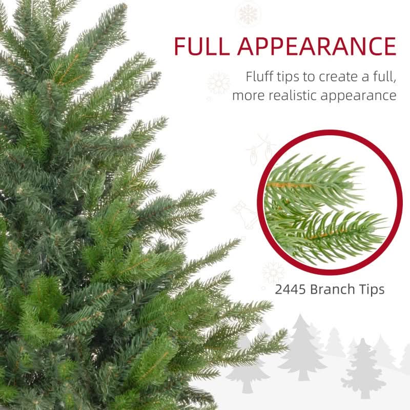 7ft Bare Artificial Christmas Tree Green Christmas Maplin