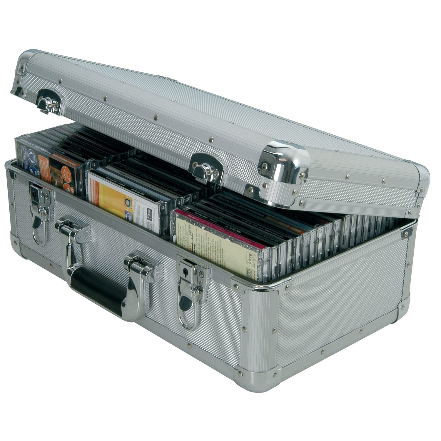 Citronic Aluminium CD Flight Case 60 CDs