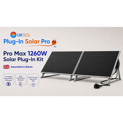 UKSOL Plug-In Solar Pro Max 1260W Hybrid Mount Kit