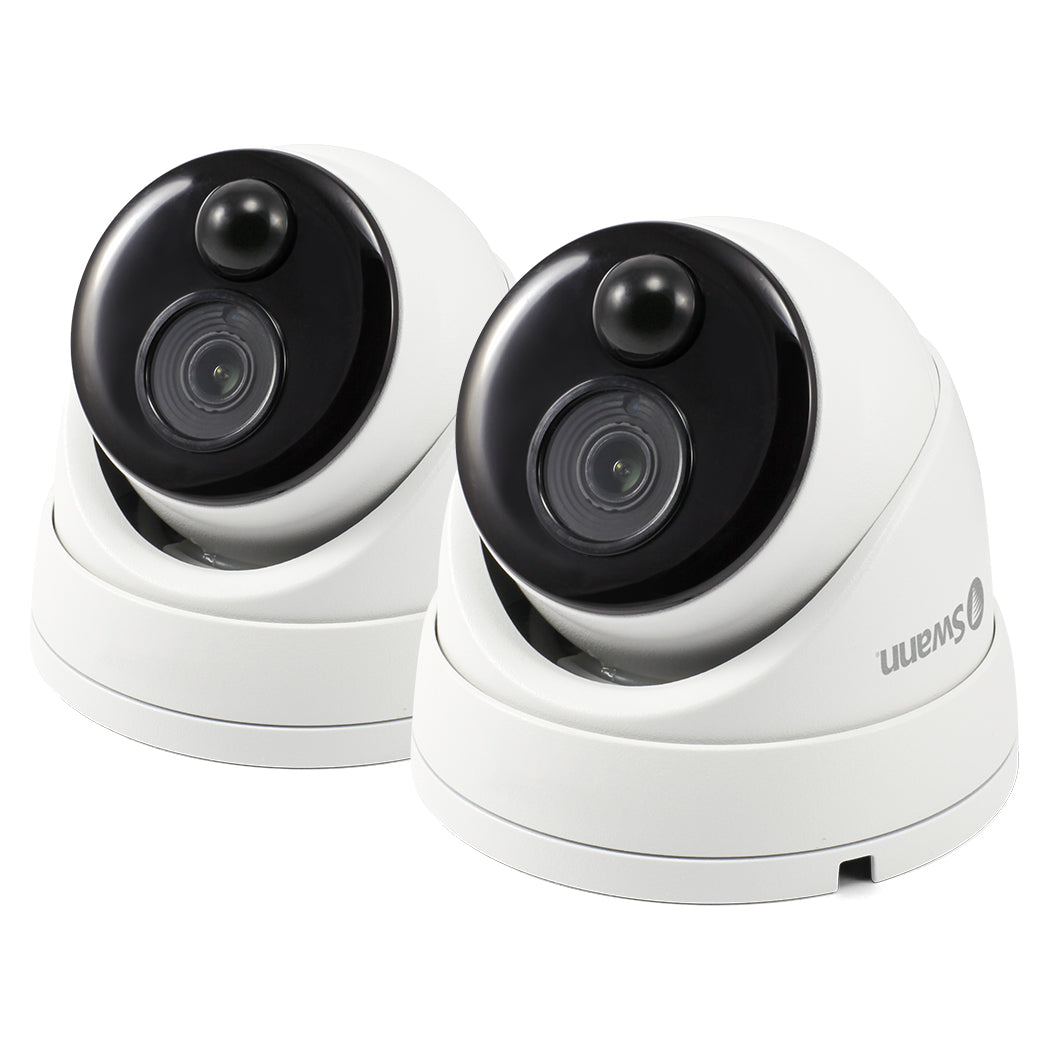 Swann 1080p Wired DVR CCTV Add-On Dome Camera - Pack of 2